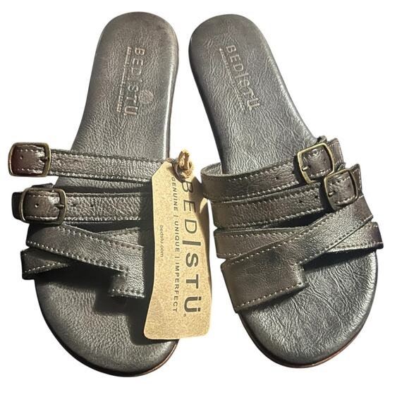 NWT Bed Stu Hilda slide sandals sz 6.5 - Picture 3 of 4
